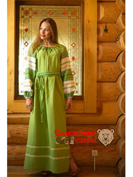 Платье в русском народном стиле Весна