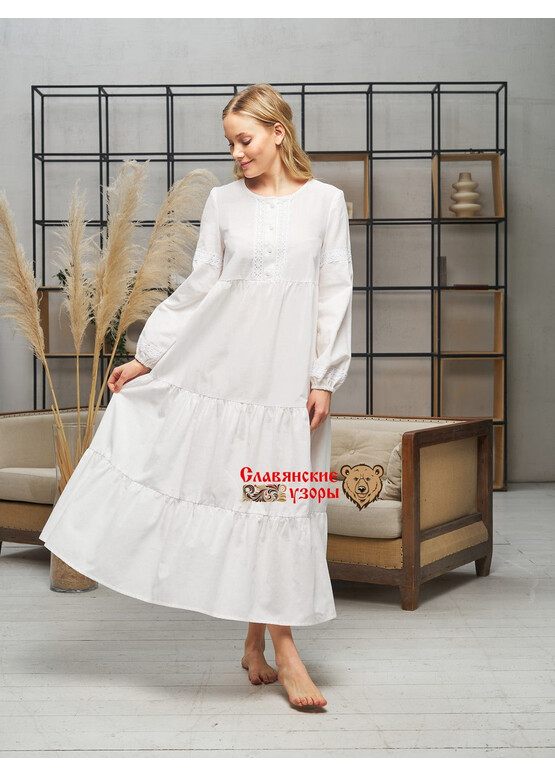 Платье белое Русалия