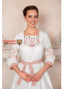 Платье в русском стиле Зов Макоши белое