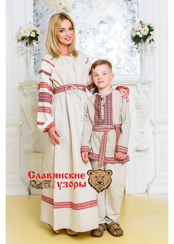 Платье традиционное славянское Ворожея