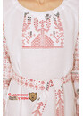 Платье льняное славянское Матушка Макошь белая