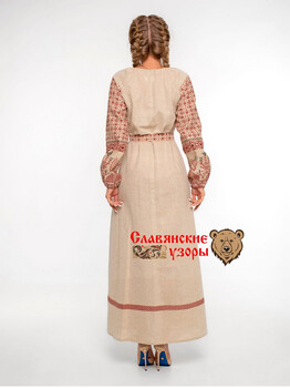 Платье льняное  Матушка Макошь
