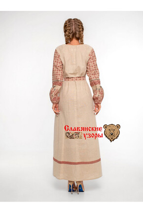 Платье льняное  Матушка Макошь