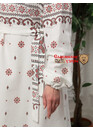 Платье Добромира белое в русском стиле