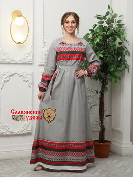 Платье Воронежское в русском стиле
