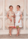 Платье в русском стиле Матушка Макошь миди белая